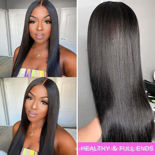Wholesale Raw Brazilian Pre Plucked Lace Wigs For Black Women Unprocessed Virgin Cuticle Aligned 13X6 Human Hair Lace Front Wig